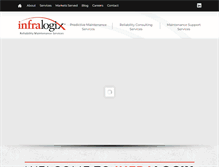 Tablet Screenshot of infralogix.com